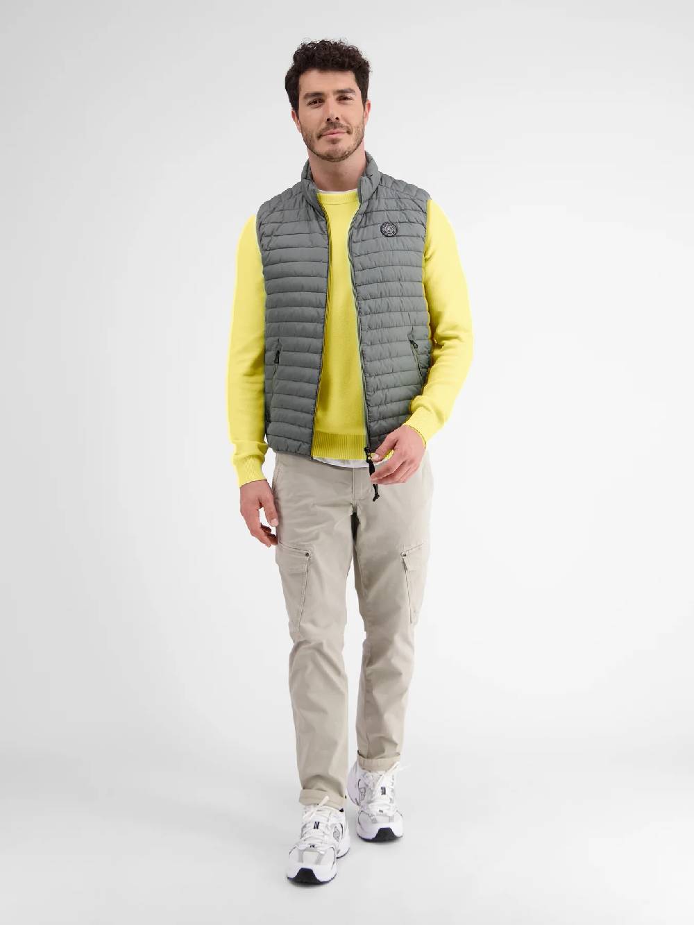 Lerros 23D5001 GEBREIDE TRUI MET RONDE HALS (518 PURE LEMON) Heißer Verkauf