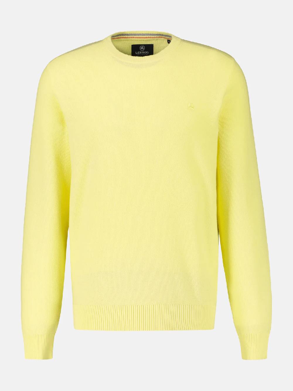 Lerros 23D5001 GEBREIDE TRUI MET RONDE HALS (518 PURE LEMON) Heißer Verkauf