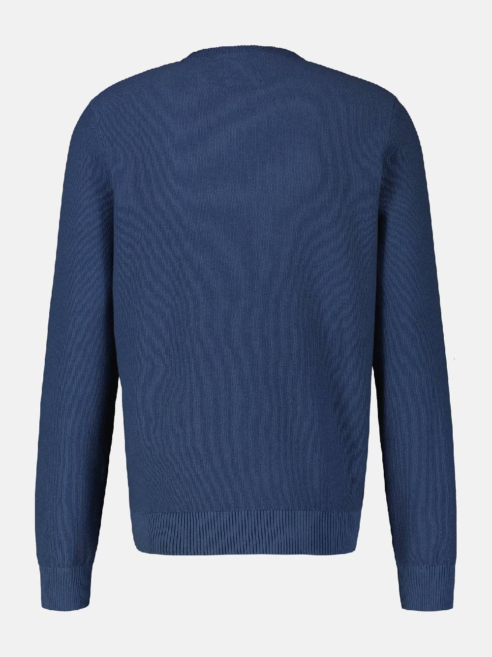 Lerros 23D5001 GEBREIDE TRUI MET RONDE HALS (448 STORM BLUE) Top Angebot