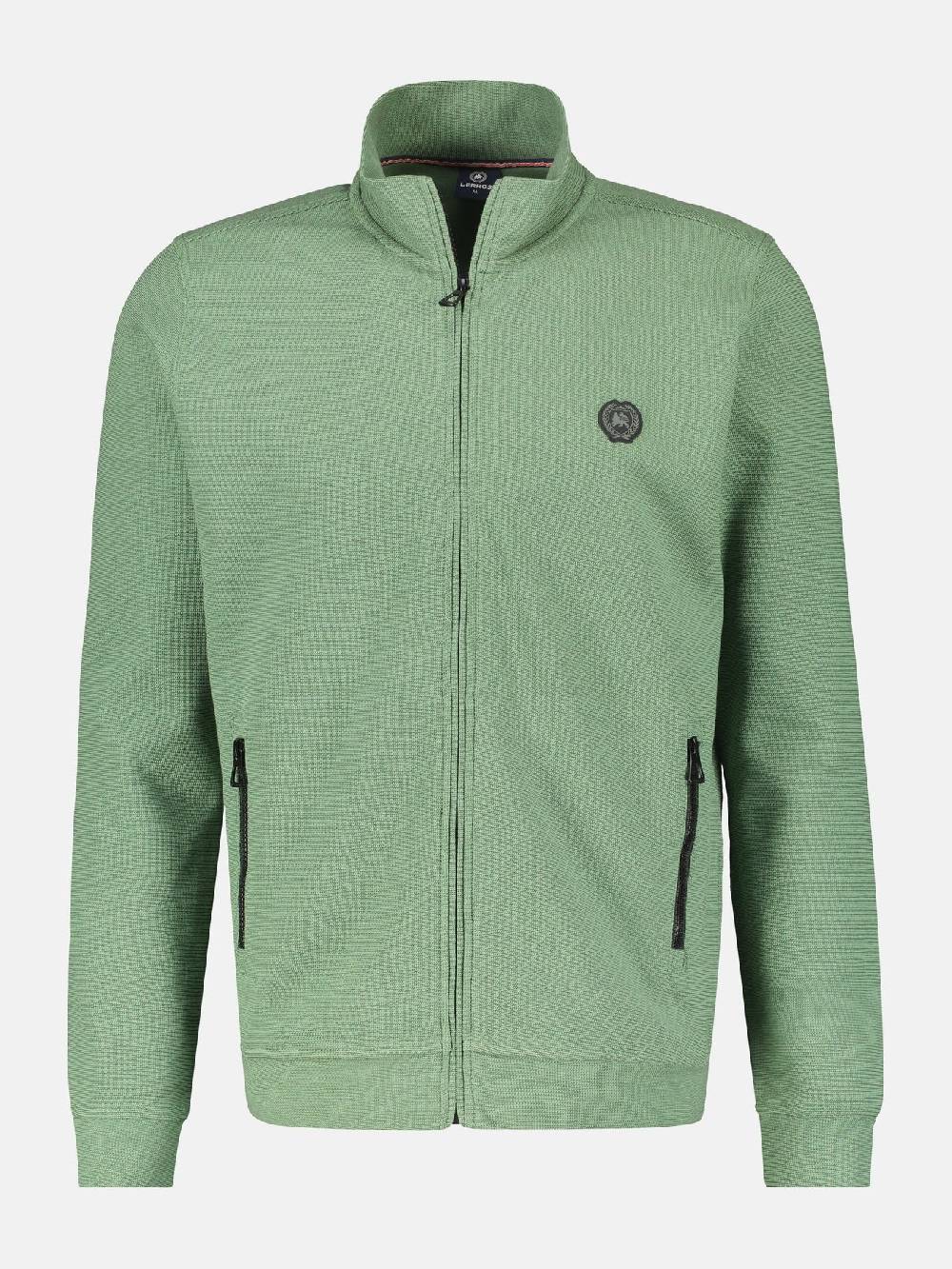 Lerros 23D4503 GESTRUCTUREERD SWEATJACK (612 SAGE GREEN) Online Outlet