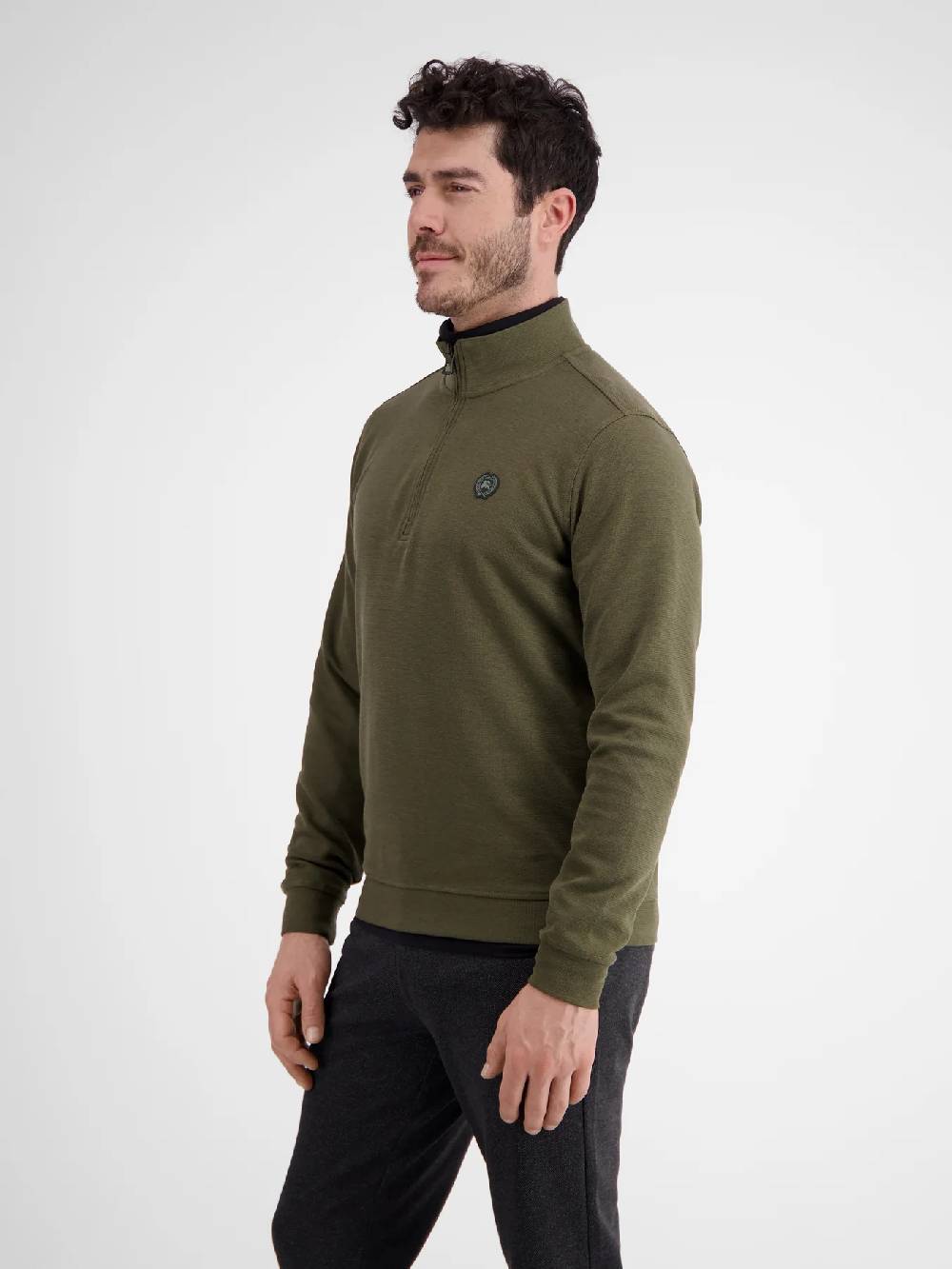 Lerros 23D4402 GESTRUCTUREERDE SWEATBROEK (659 AGED OLIVE) Zeitlich begrenztes Angebot