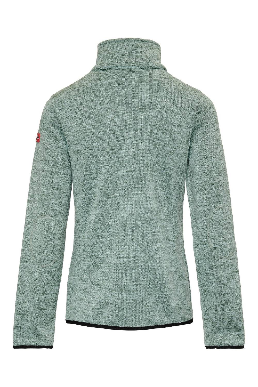 Nordberg ANDREA Ladies Polar Fleece HERBAL GREEN MELANGE Neueste Stile
