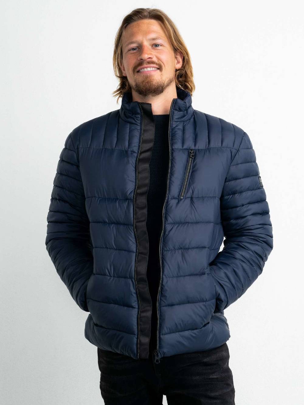 Petrol M-3020-JAC101 - Men Jacket Padded (5107 Dark Sapphire) Kostenloser Versand international
