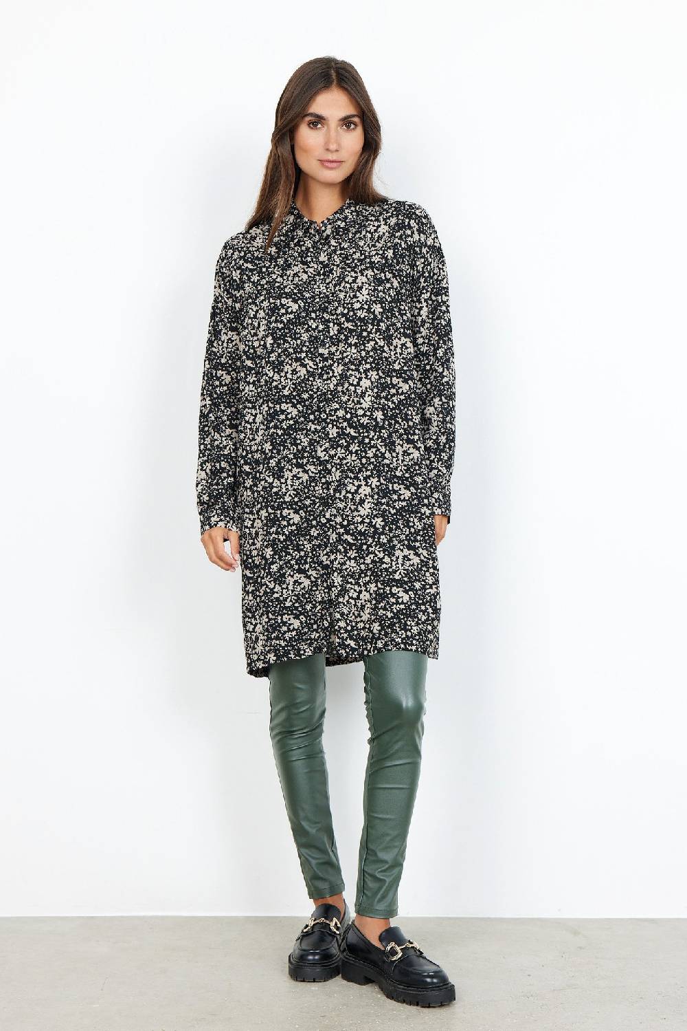 Soya Concept SC-HAYAT 2 BLOUSE (9999 BLACK COMBI) Neueste Mode