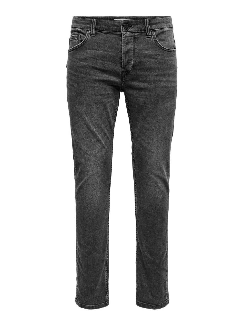 Only & Sons ONSLOOM Life Slim Black (PK 9614) Kauf eins, bekomm eins gratis