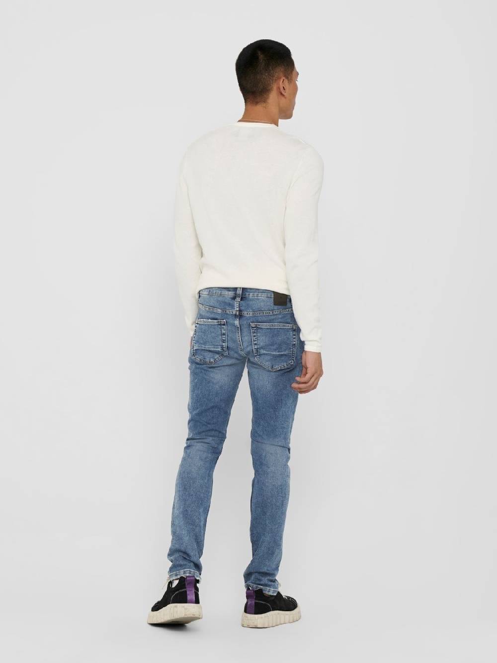 Only & Sons ONSLOOM Life Slim Blue Jog (PK 8653) Tägliche Deals