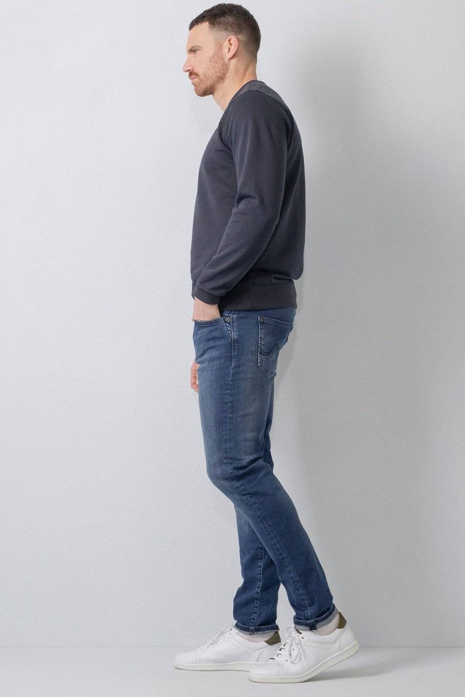 Petrol SEAHAM - Men Denim Slim Fit (5804 Dark Coated) Riesige Ersparnisse
