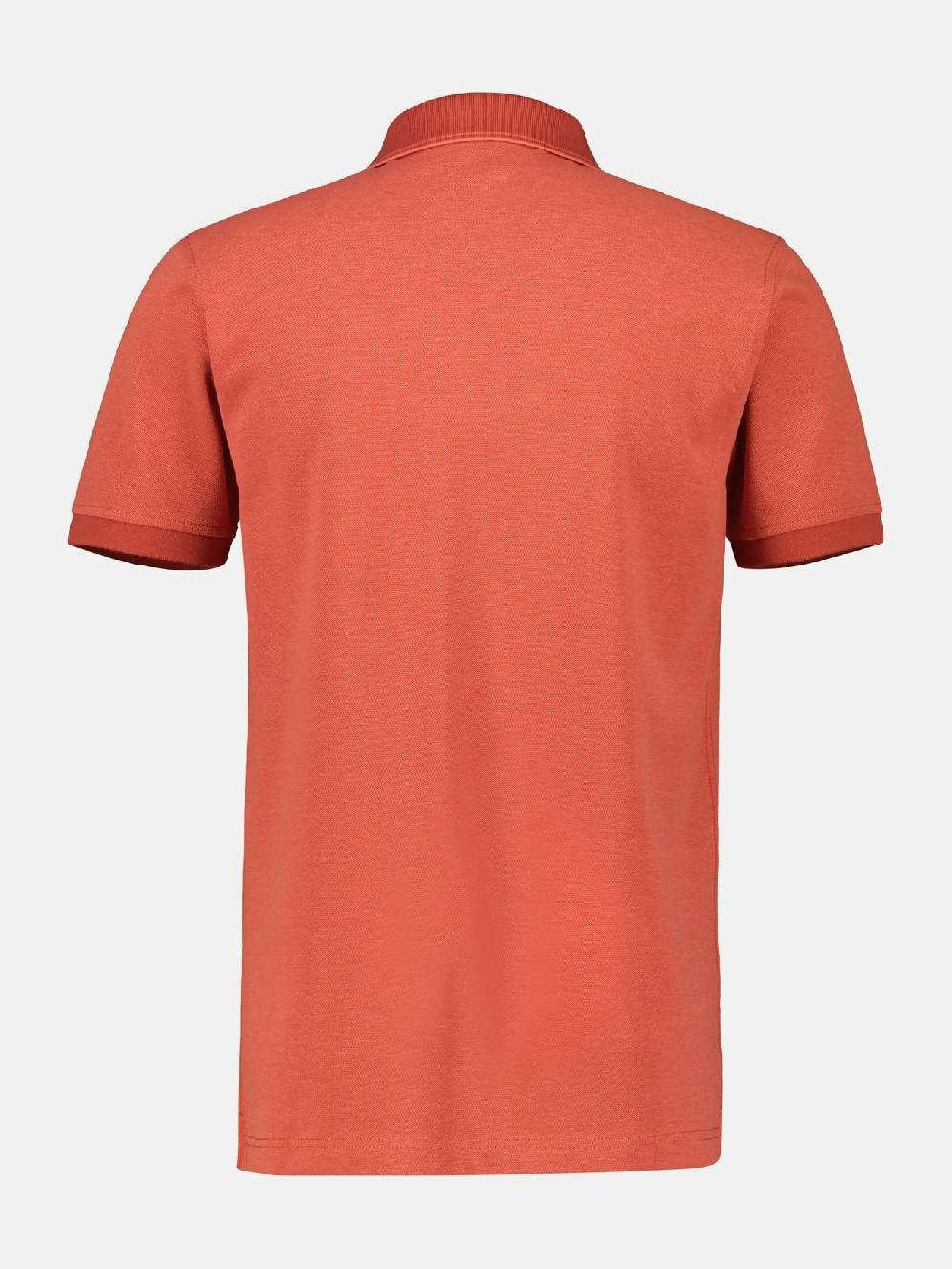 Lerros 2433239 TWEEKLEURIGE POLO (327 DEEP CORAL RED) Tiefpreis
