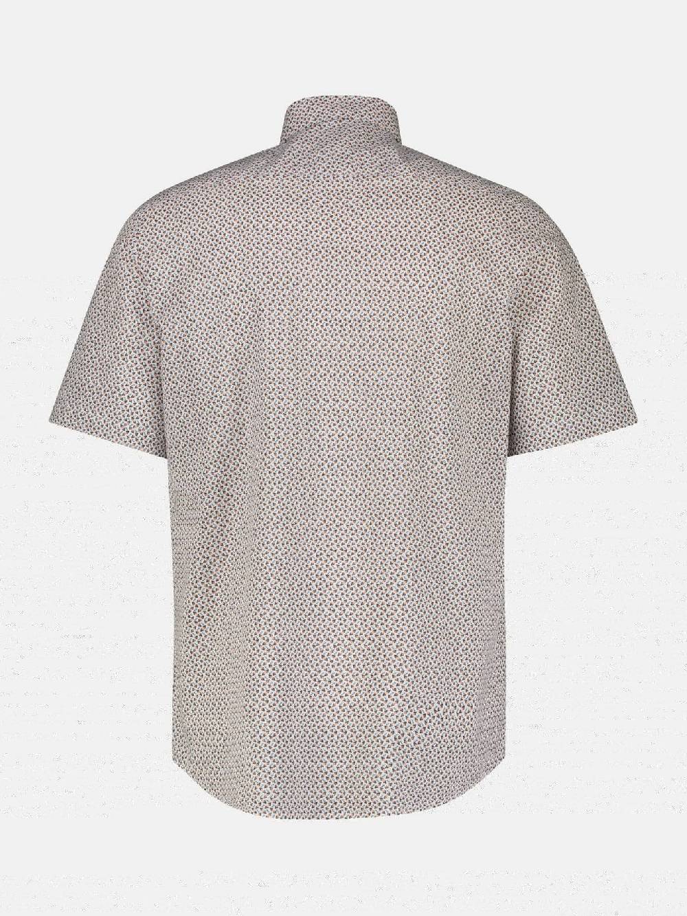 Lerros 2432303 SHIRT MET HALVE MOUW EN GEOMETRISCHE PRINT (927 MELLOW PEACH) Super Sparpreis