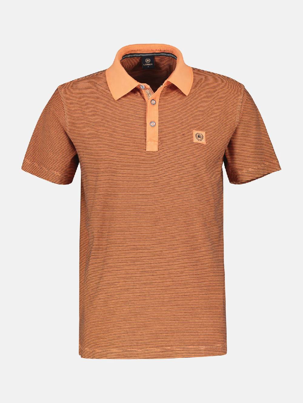 Lerros 2423211 GESTREEPT POLOSHIRT (927 MELLOW PEACH) Letzter Tag