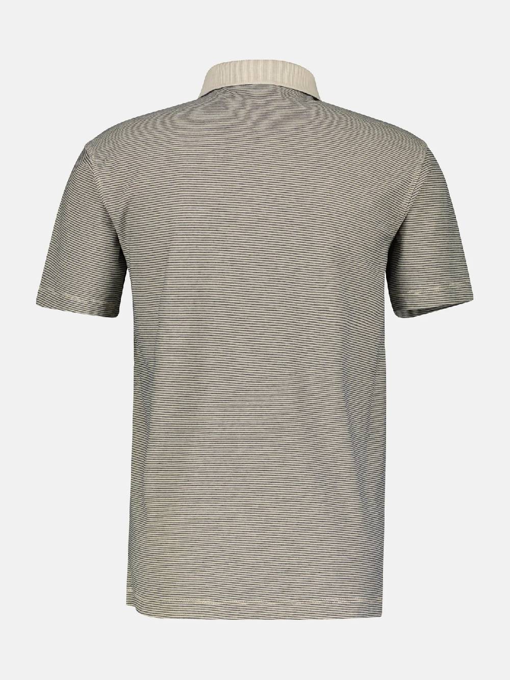 Lerros 2423211 GESTREEPT POLOSHIRT (705 LIGHT DUNE BEIGE) Zeitbegrenzte Promotion