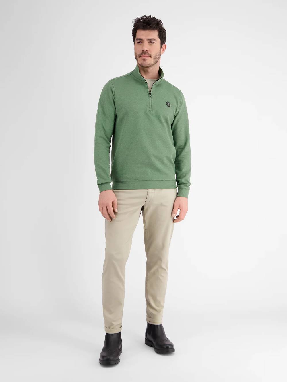 Lerros 23D4402 GESTRUCTUREERDE SWEATBROEK (612 SAGE GREEN) Bis zu 60% Rabatt