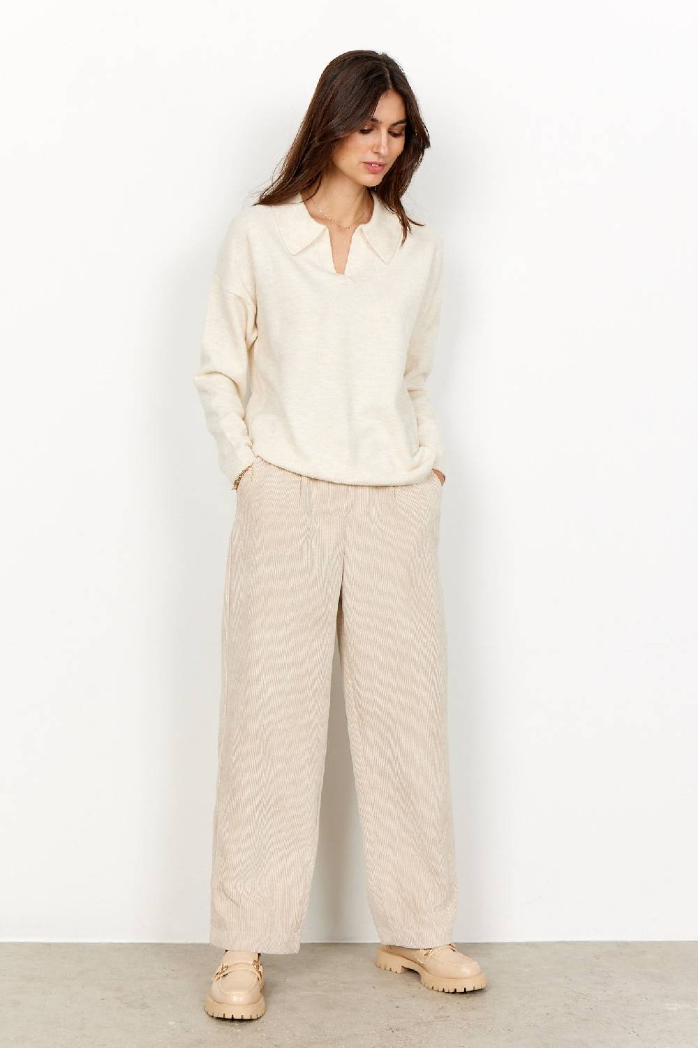 Soya Concept SC-NESSIE 44 PULLOVER (91620 CREAM MELANGE) Tägliche Deals