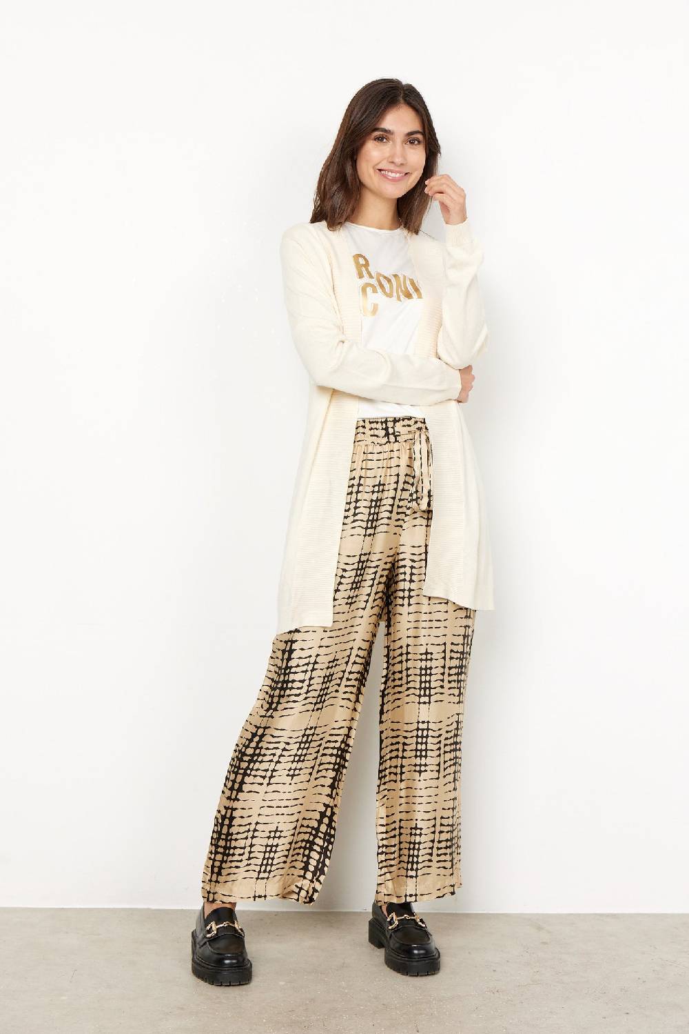 Soya Concept SC-EIREEN 3 CARDIGAN (1620 CREAM) Großer Ausverkauf