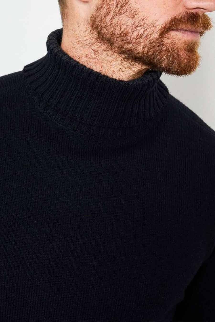 Petrol M-3000-KWC222 Turtleneck Pullover (5091 Dark Navy) Räumungsverkauf