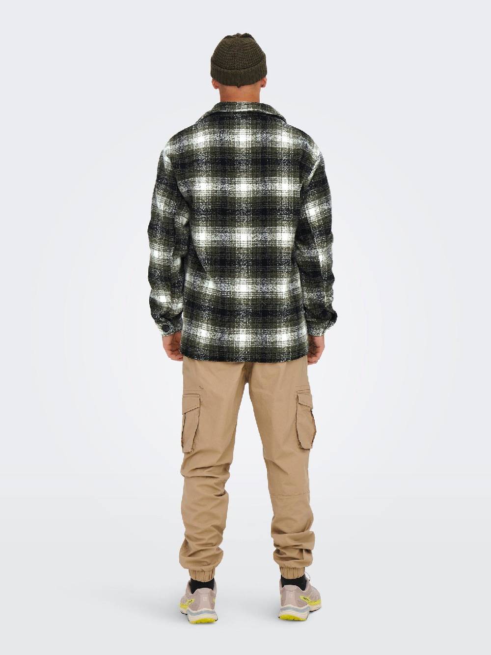 Only & Sons ONSCANE Check Jacket OTW (187719 Peat) Sonderangebote