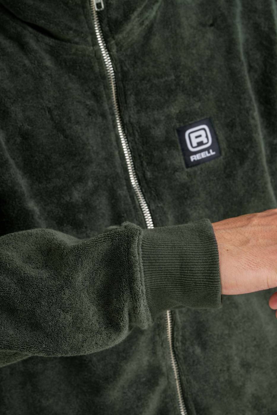 Reell Smooth Zip Sweatshirt Letzter Tag