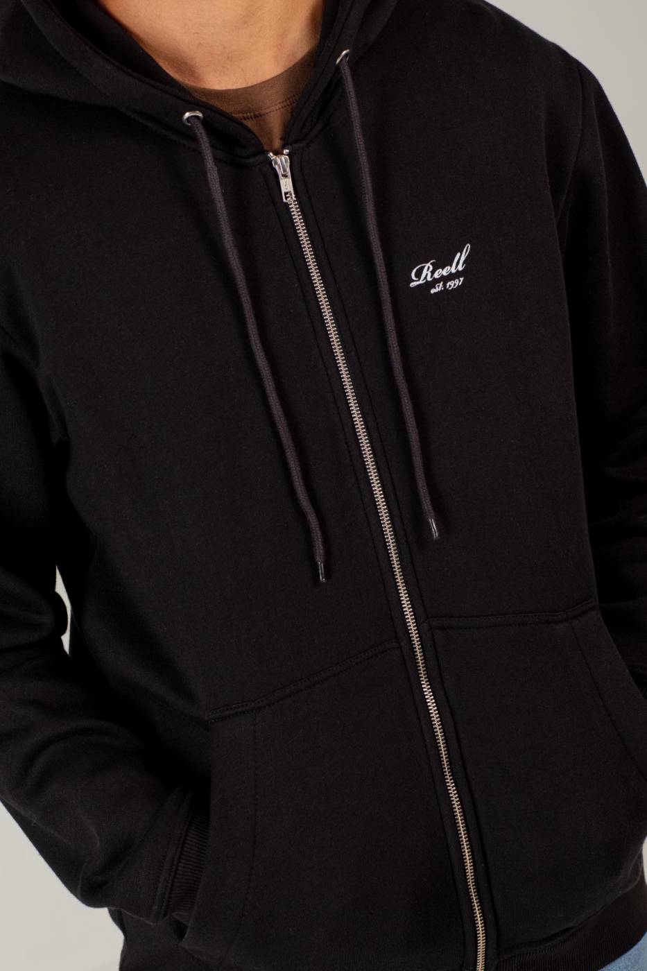 Reell Staple Logo Zip Hoodie Fabrik Onlineshop