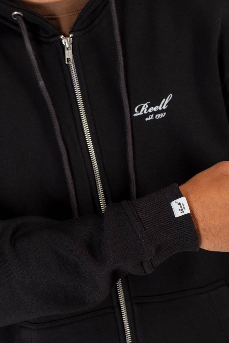 Reell Staple Logo Zip Hoodie Fabrik Onlineshop