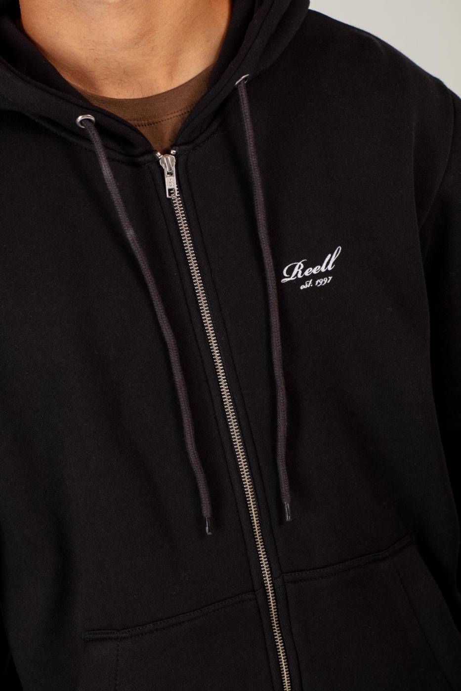 Reell Staple Logo Zip Hoodie Fabrik Onlineshop