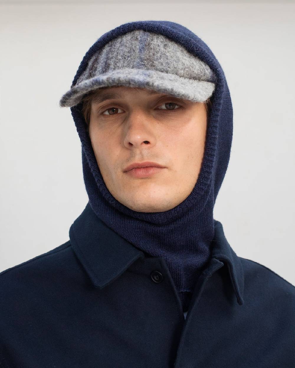 Rotholz Gestrickte Balaklava - Blau Online Outlet