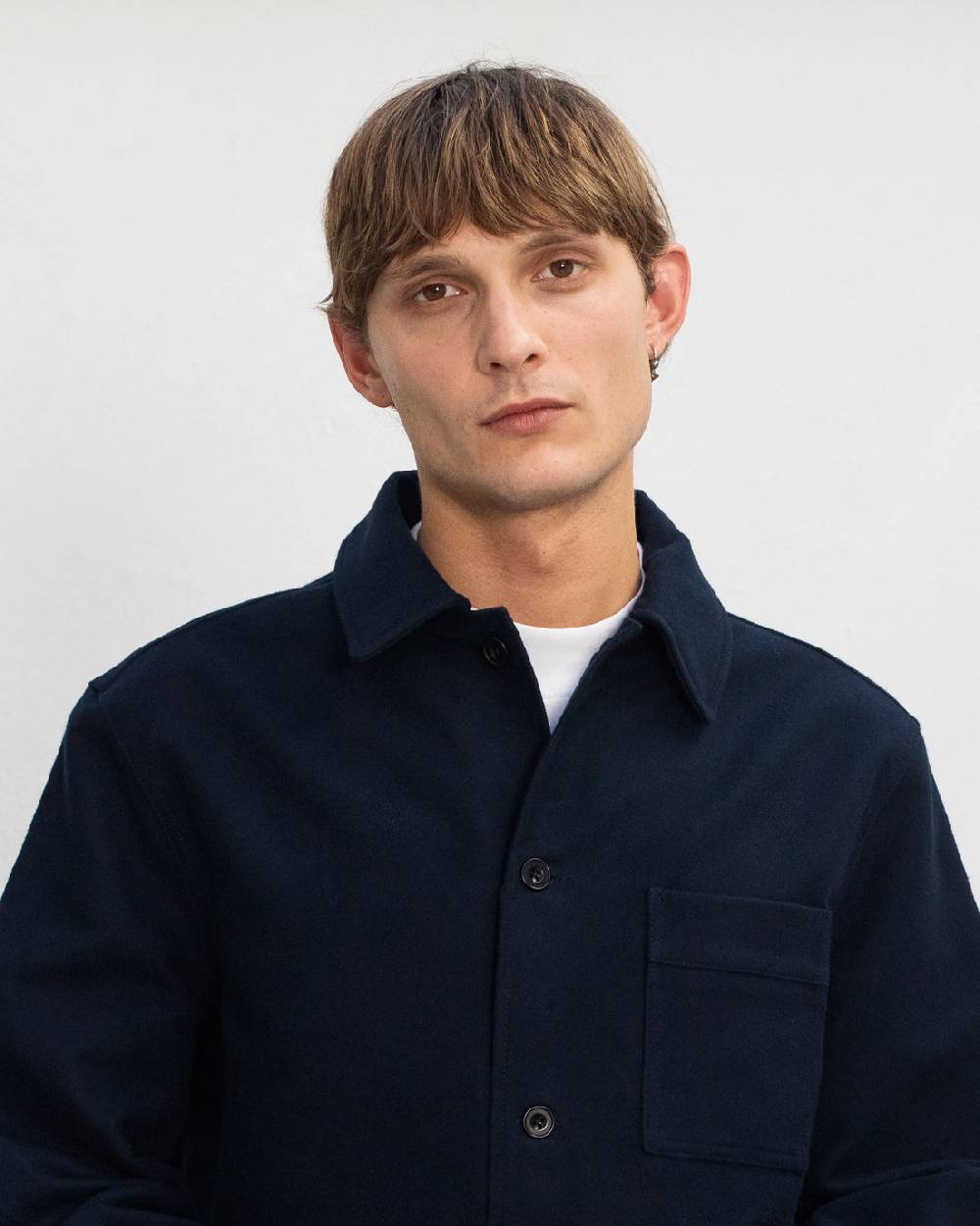 Rotholz Schwere Moleskin Jacke Bio Baumwolle - Blau Tiefpreis
