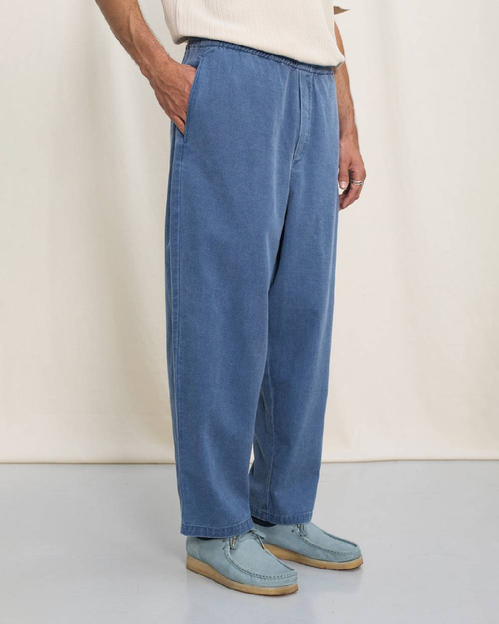 Rotholz Denim Hose Recycelte Baumwolle - Blau Begrenzte Freigabe