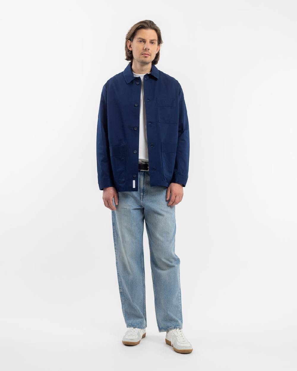 Rotholz Workwear Jacke Bio Twill - Blau Discount Store für neue Produkte