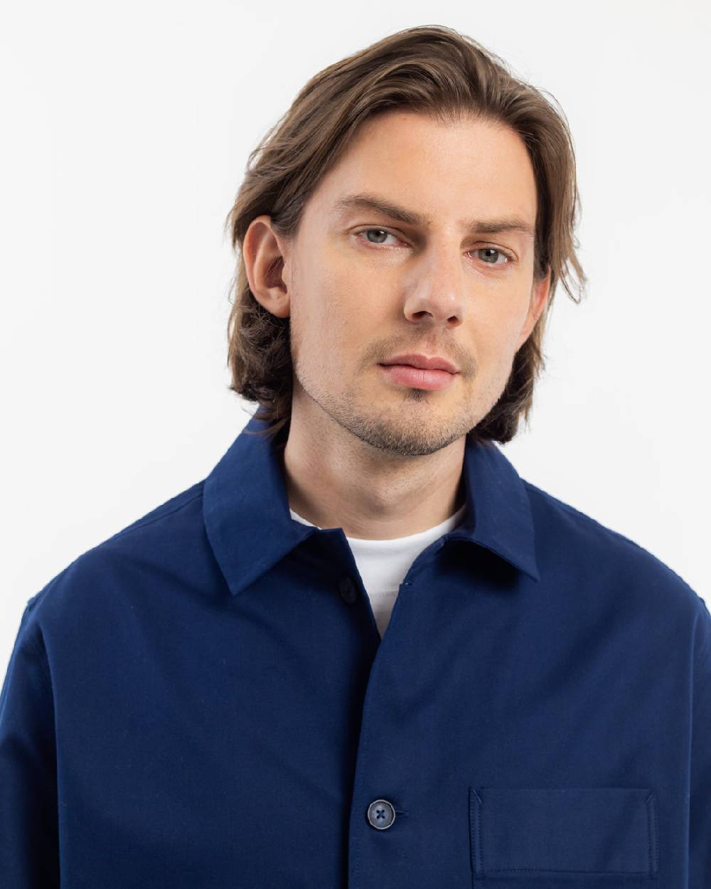Rotholz Workwear Jacke Bio Twill - Blau Discount Store für neue Produkte