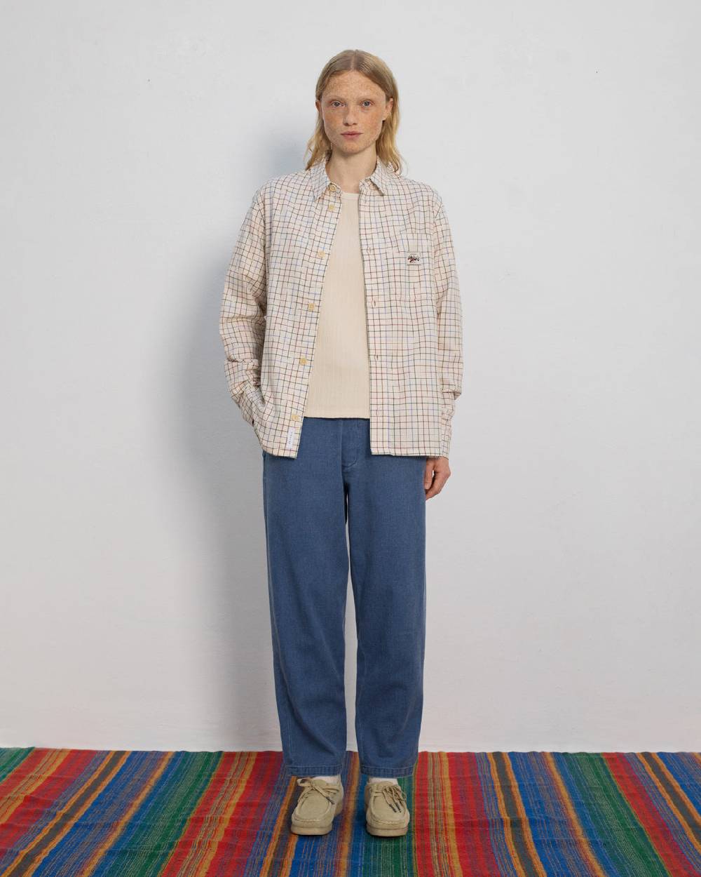 Rotholz Denim Hose Recycelte Baumwolle - Blau Speichern exportieren
