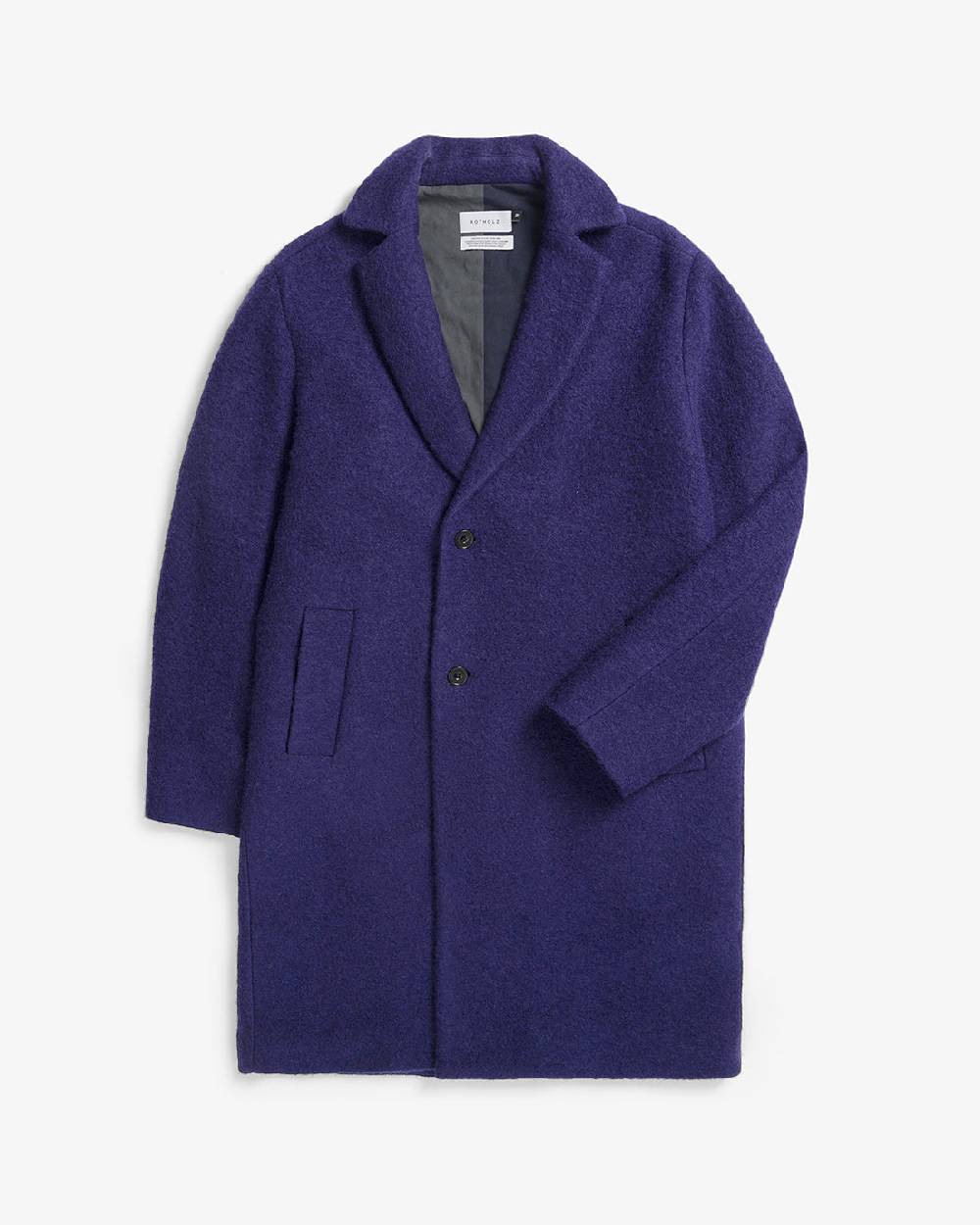 Rotholz Mantel Bio Wollmischung - Lila Online