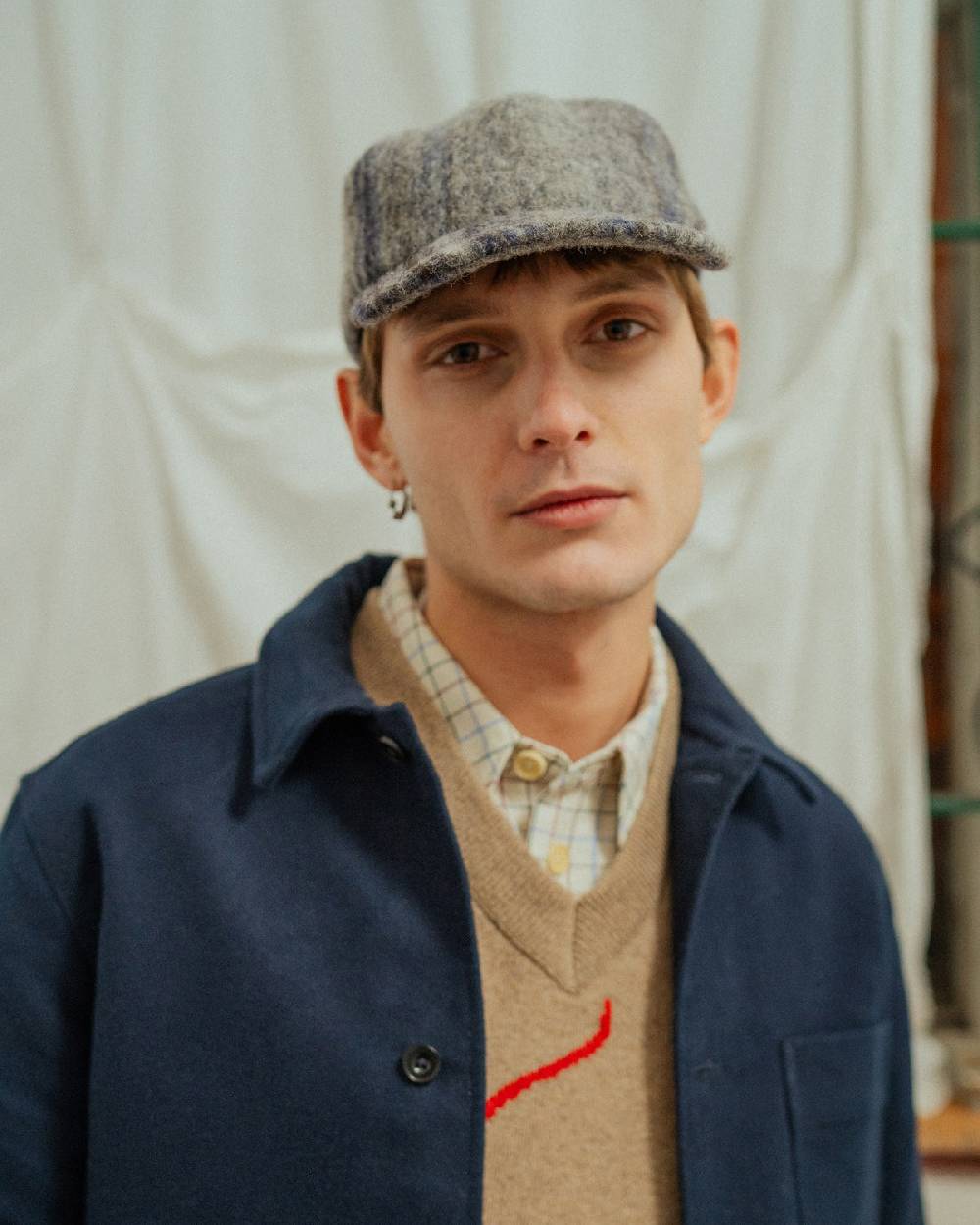 Rotholz Floppy Cap Bio-Wolle - Grau Gestreift Angebote