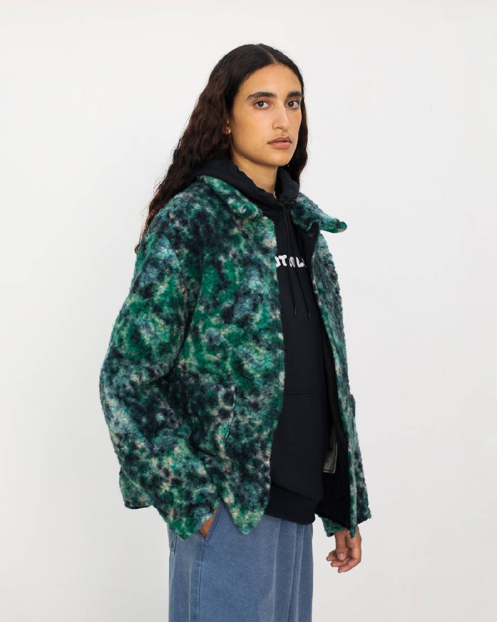 Rotholz Schwere Sherpa Jacke Bio Wollmischung - Multi Hotsell