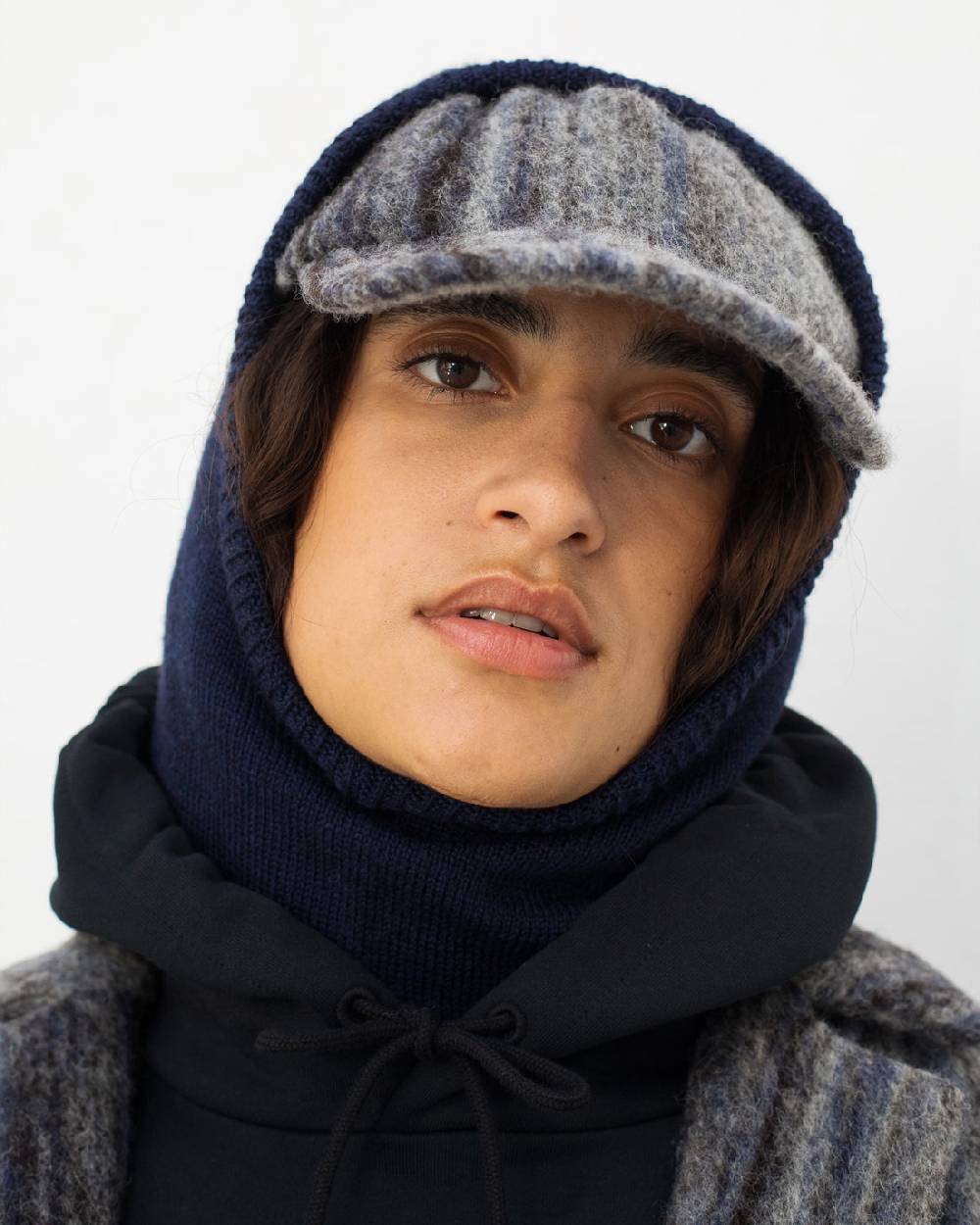 Rotholz Gestrickte Balaklava - Blau Preisnachlass