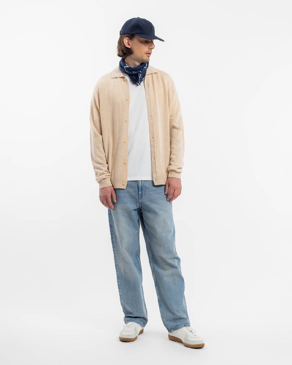 Rotholz Strick Shirt Merinowolle - Sand Neuheiten