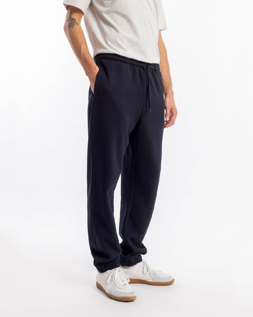 Rotholz Logo Sweatpants Bio Baumwolle - Schwarz Kostenlose Rückgabe