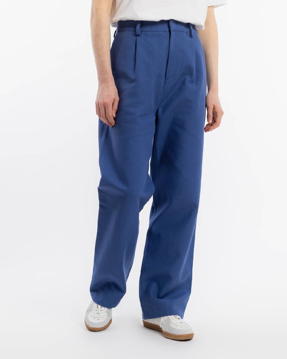 Rotholz High Waist Hose Bio-Baumwolle - Blau Begrenzt auf 3 Tage