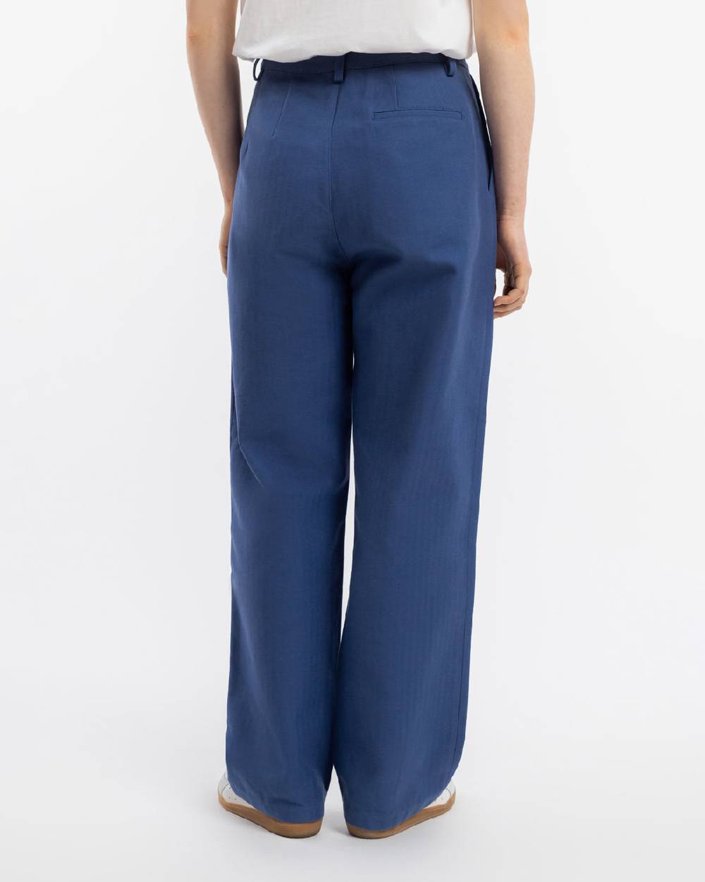 Rotholz High Waist Hose Bio-Baumwolle - Blau Begrenzt auf 3 Tage