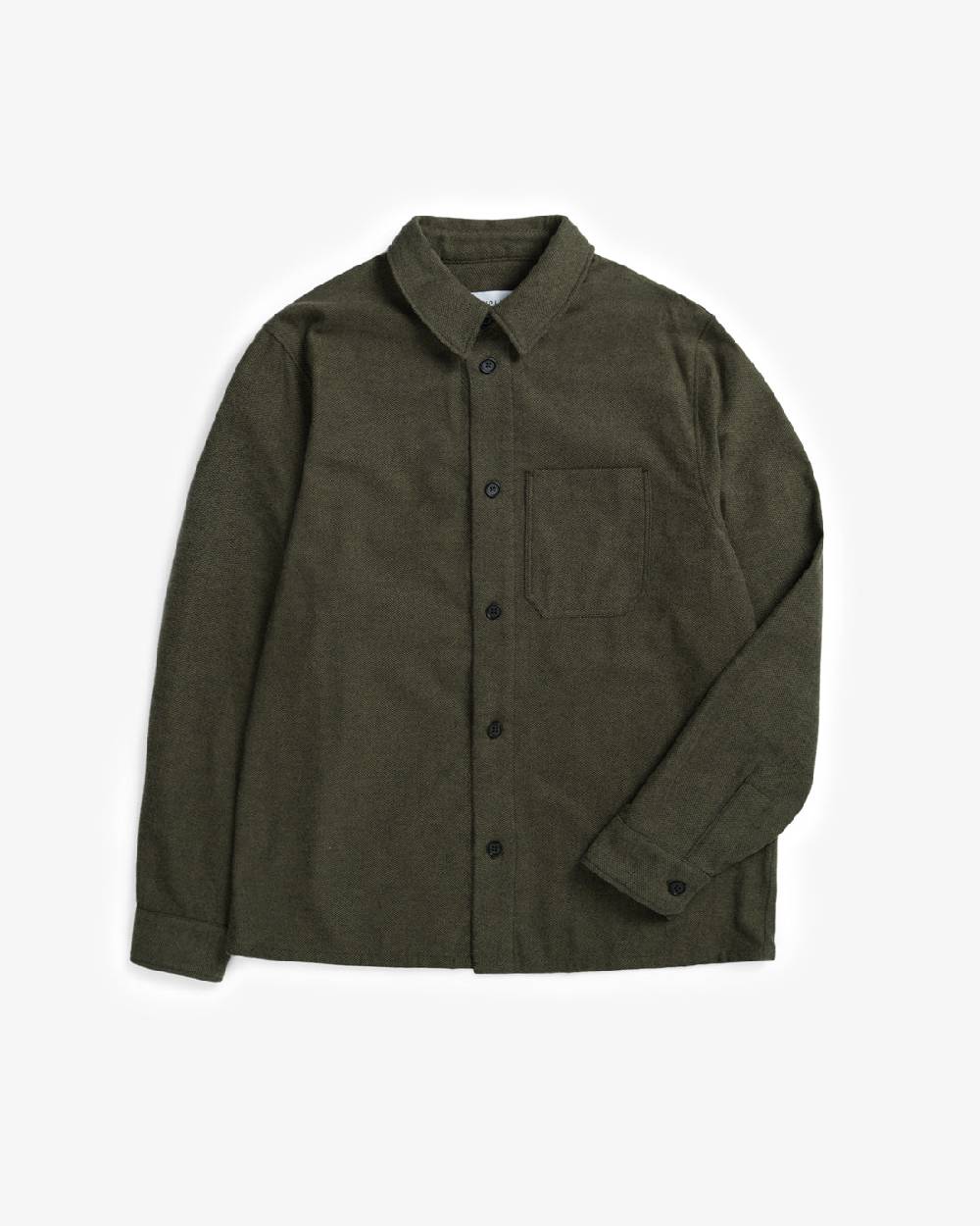 Rotholz Flannel Hemd Bio Baumwolle - Grün Verkauf