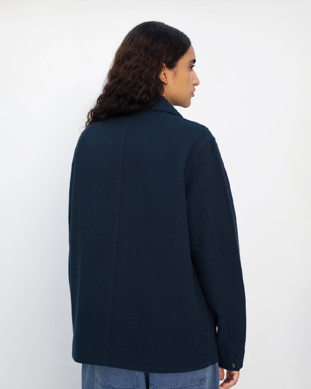 Rotholz Leichte Jacke Waffle Cotton - Blau im Angebot