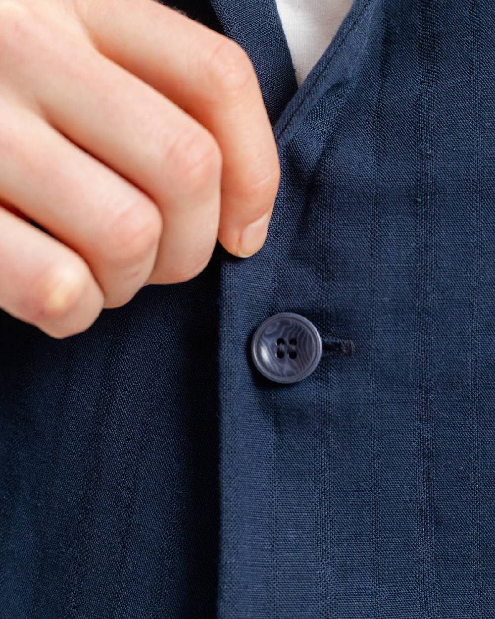 Rotholz Workwear Blazer Leinen Mix - Dunkelblau Meist gekauft