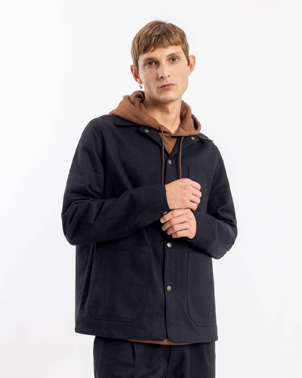 Rotholz Leichte Jacke Bio Baumwolle - Schwarz Begrenztes Angebot