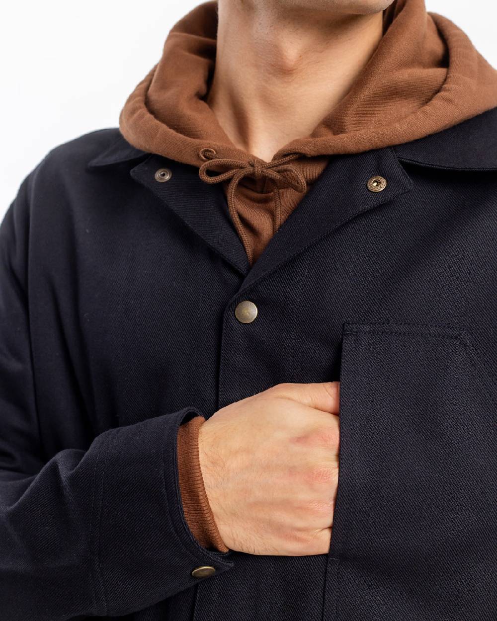 Rotholz Leichte Jacke Bio Baumwolle - Schwarz Begrenztes Angebot