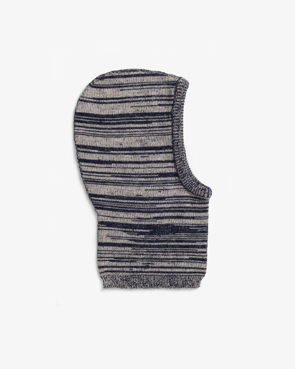 Rotholz Gestrickte Balaklava - Blau Gestreift Jubiläumsangebot