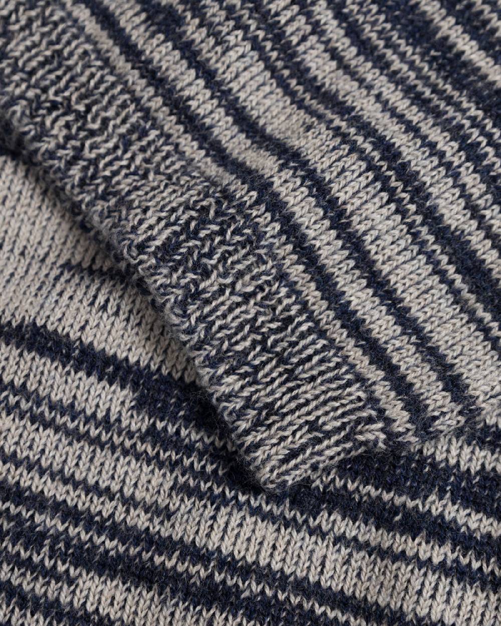 Rotholz Gestrickte Balaklava - Blau Gestreift Jubiläumsangebot