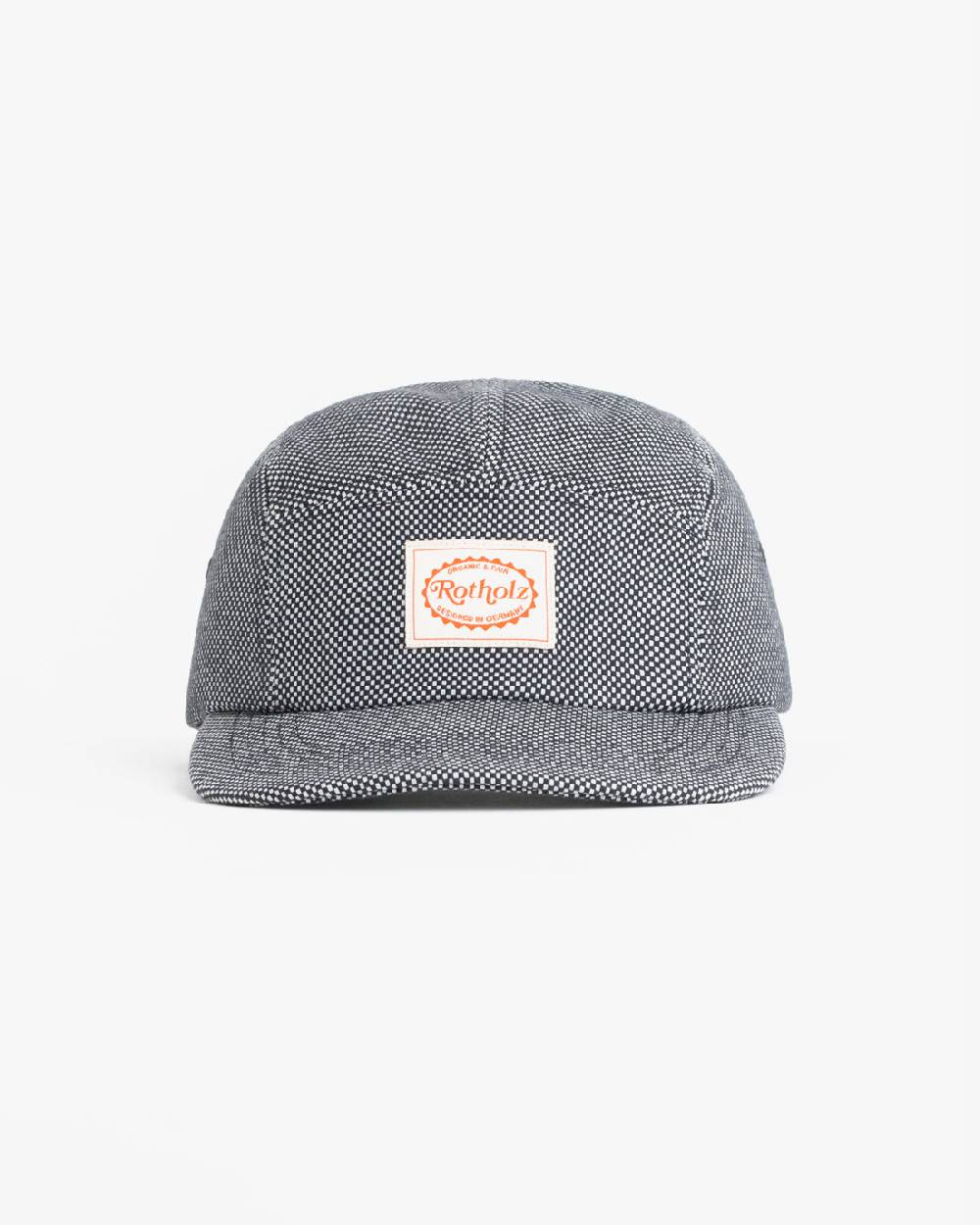 Rotholz Retro 5-Panel Cap Schwarz Kariert JETZT KAUFEN