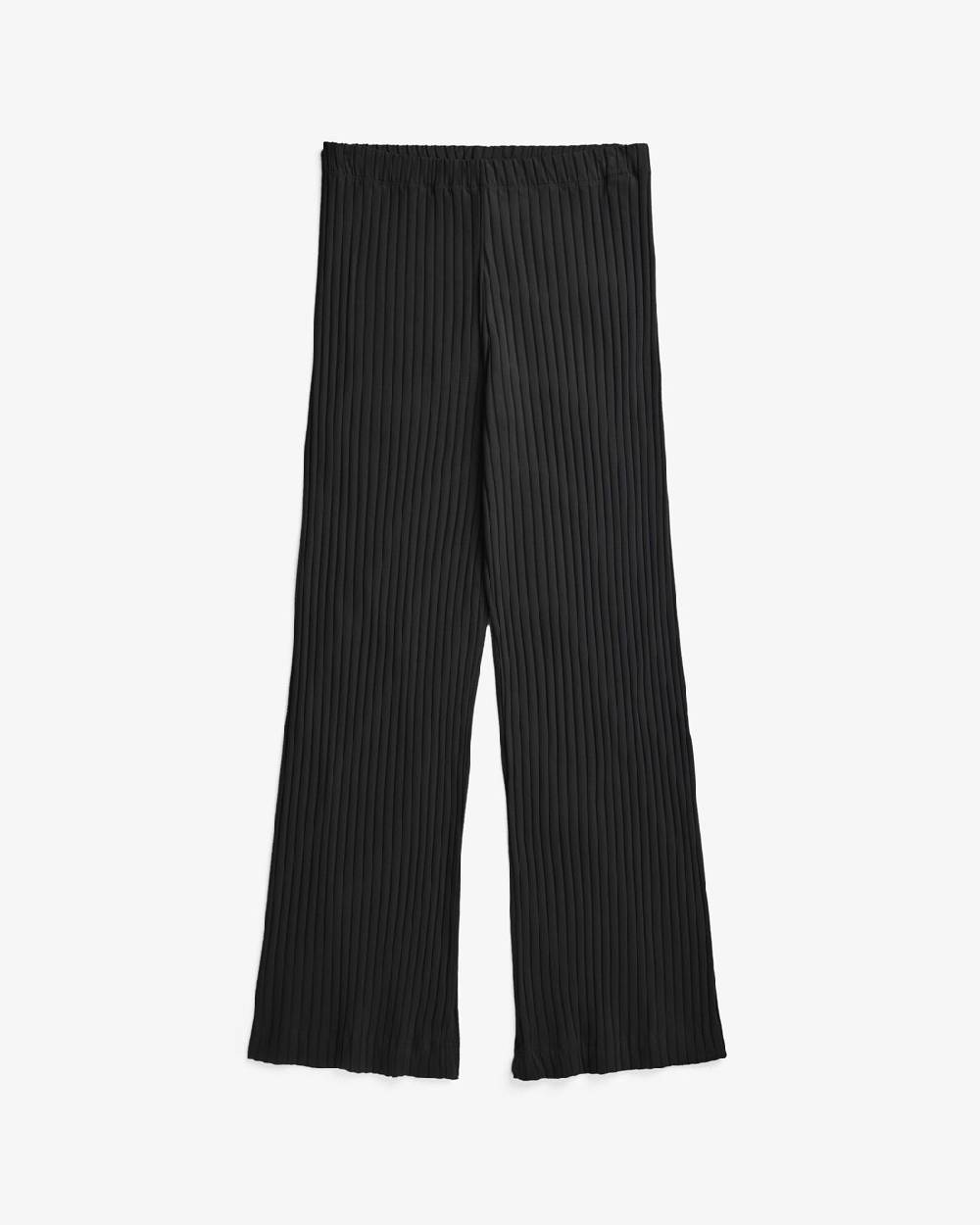 Rotholz Gerippte Hose Bio Baumwolle - Schwarz Sonderangebot der Fabrik