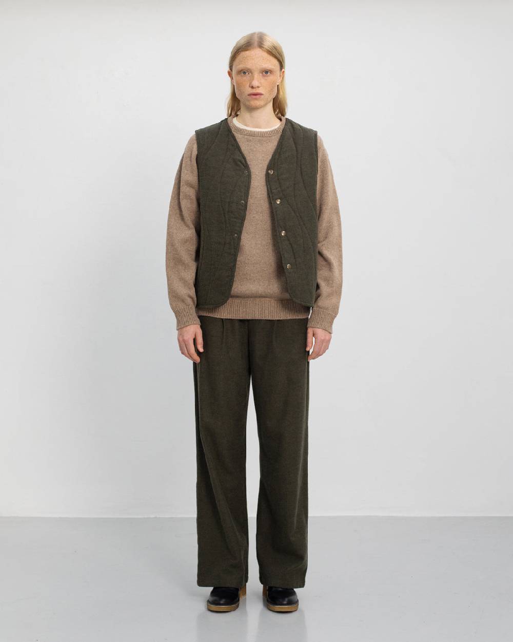 Rotholz Smiley Strickpullover Recycelte Wolle - Beige Jubiläumsangebot