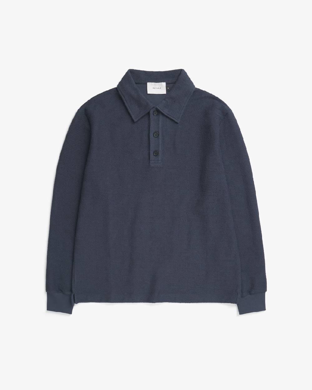 Rotholz Polo Jersey Bio Baumwolle - Dunkelblau Saisonale Angebote