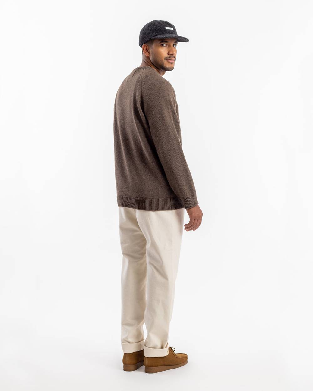 Rotholz Strickpullover Wollmischung - Braun Sonderangebote